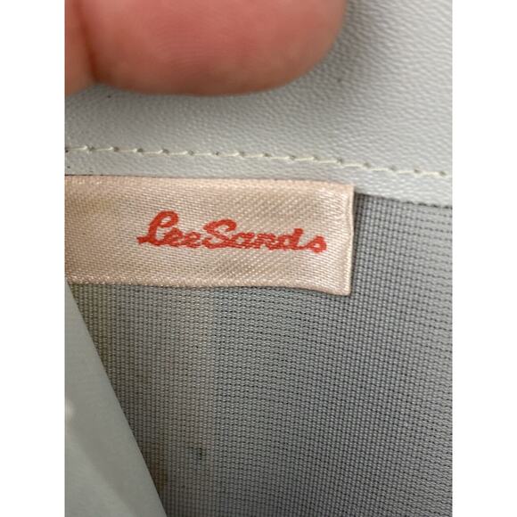 VTG Lee Sands Grey Eel Skin Leather Zip Around Clutch Organizer Wallet W Strap - Picture 13 of 16